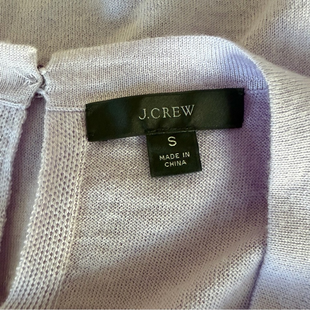 J. Crew Lavender Merino Wool Sleeveless Tank Top Size S - Picture 9 of 11